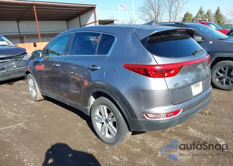 2017 Kia Sportage Lx из США, поврежденный, VIN KNDPM3AC9H7140743
